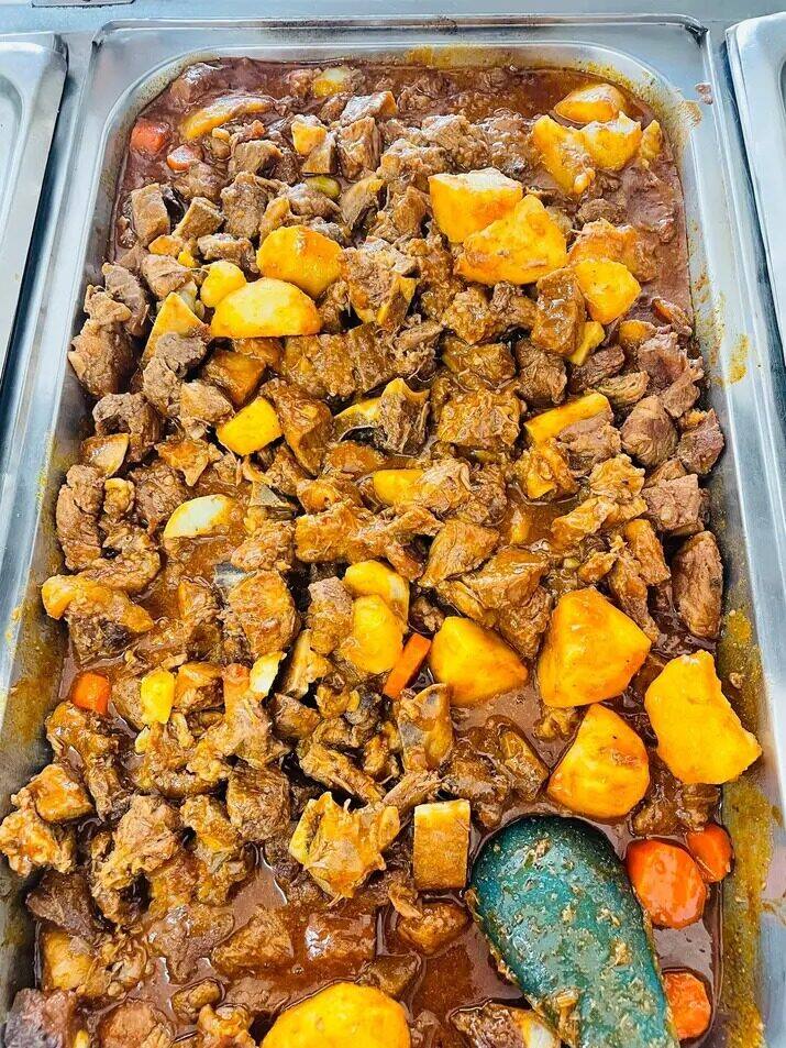 Beef Stew Plate at AJ's Kitchen Pretoria