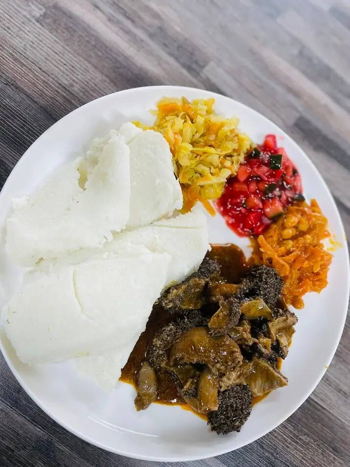 Mala Mogodu Plate at AJ's Kitchen Pretoria